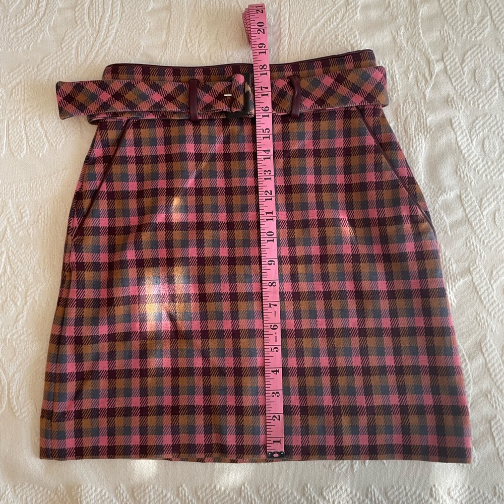 NWT Ann Taylor plaid mini, 0P